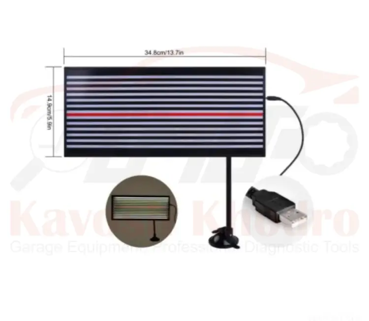 پنل نور پرتابل USB با پایه ساده پنل نور پرتابل USB با پایه ساده
