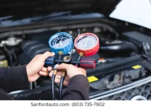 از کجا بفهمیم کولر ماشین گاز دارد 1