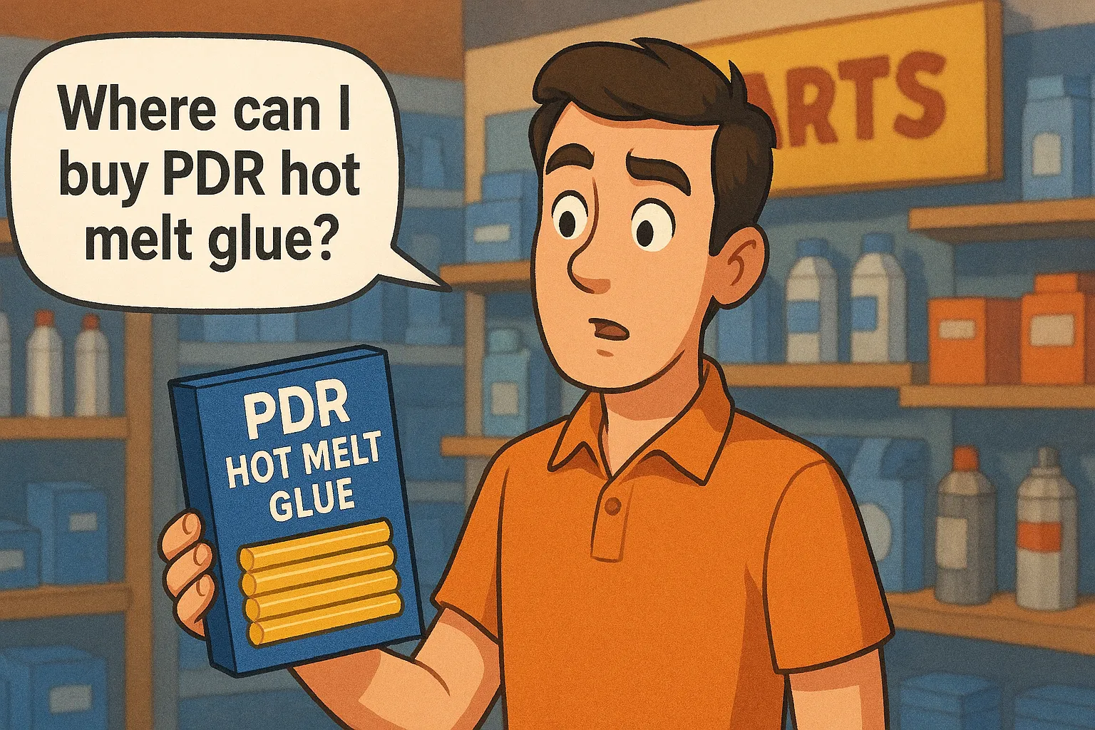 چسب حرارتی pdr از کجا بخرم؟