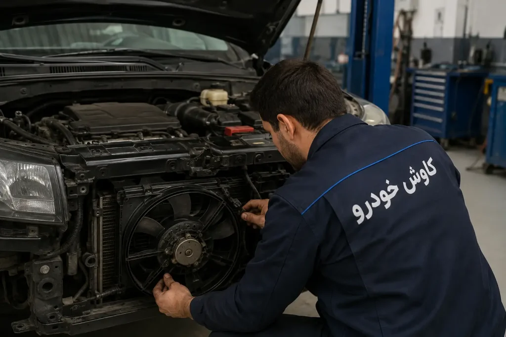 علت لرزش موتور