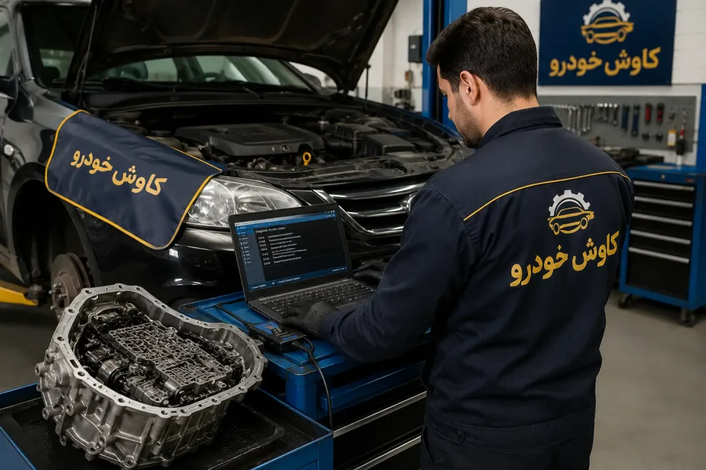 روشن شدن چراغ گیربکس اتوماتیک