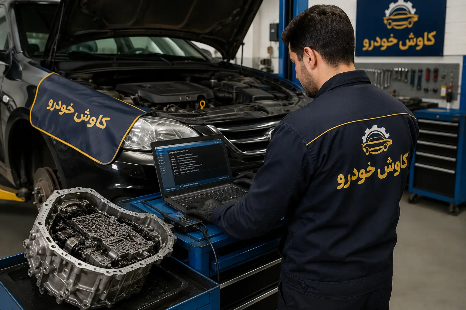 روشن شدن چراغ گیربکس اتوماتیک