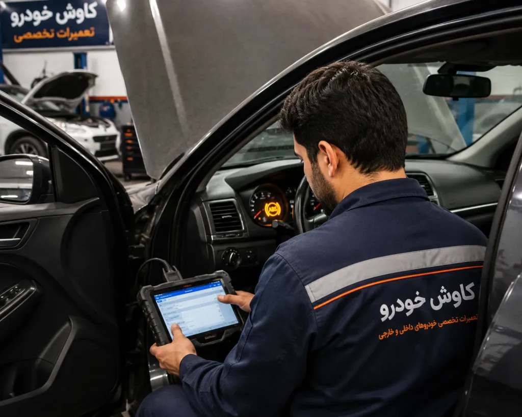 علت روشن شدن چراغ ABS