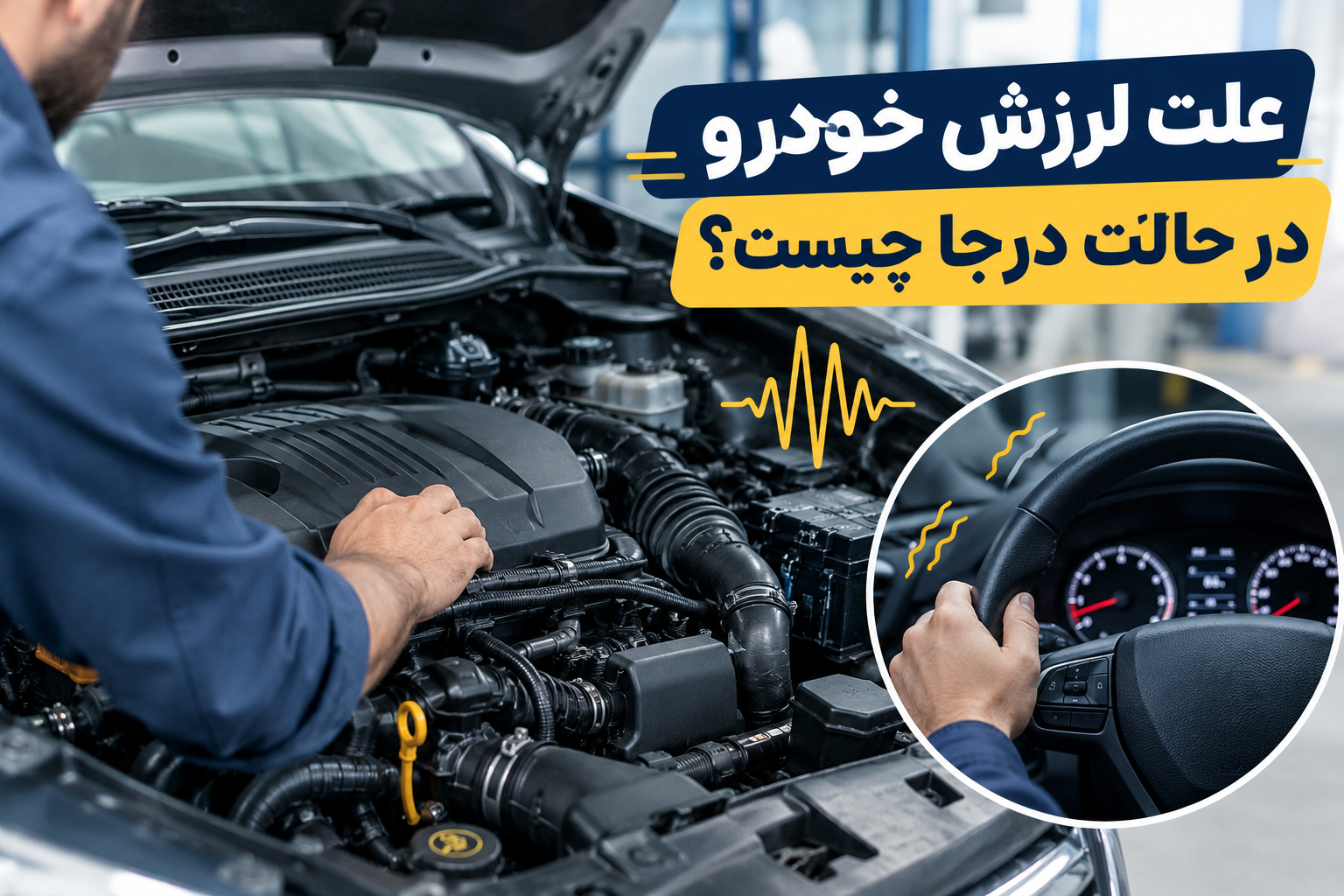 علت لرزش خودرو در حالت درجا
